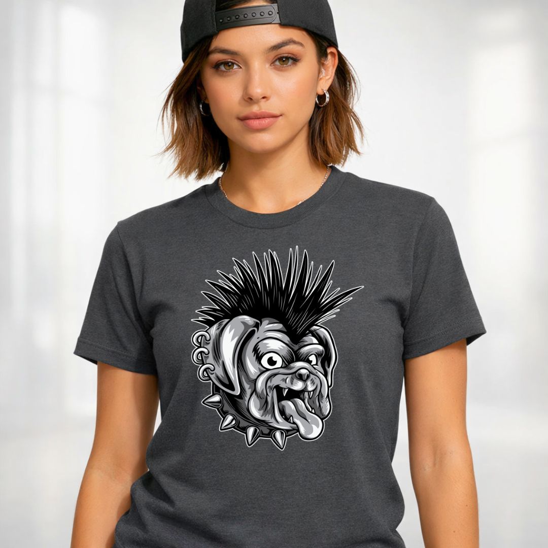 Punk Streetwear Tee — Urban Casual Short Sleeve