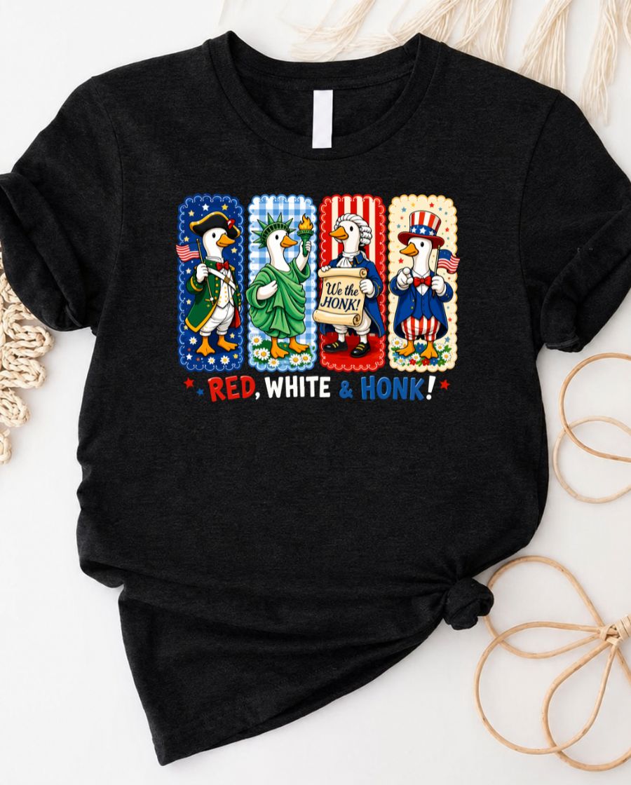 Honk Duck Lover's 4th of July Tee
