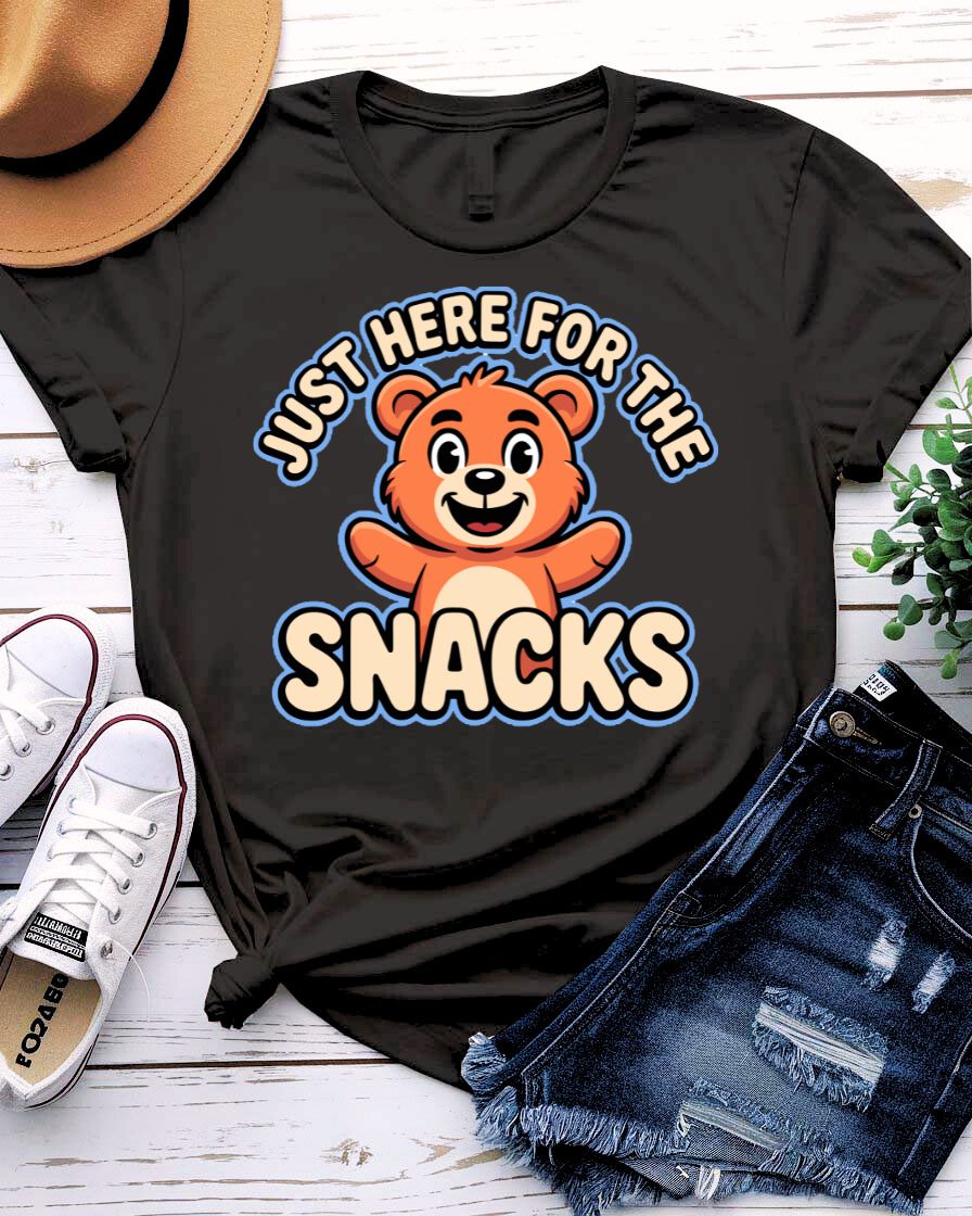 Just Here for The Snacks Graphic T-Shirt
