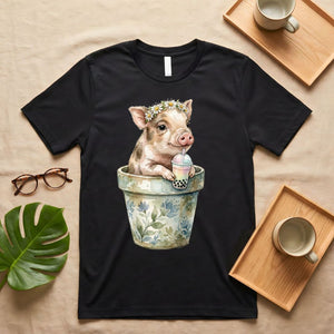 Piggy Boo Boo Crying Over Spilled Drink Meme T-Shirt