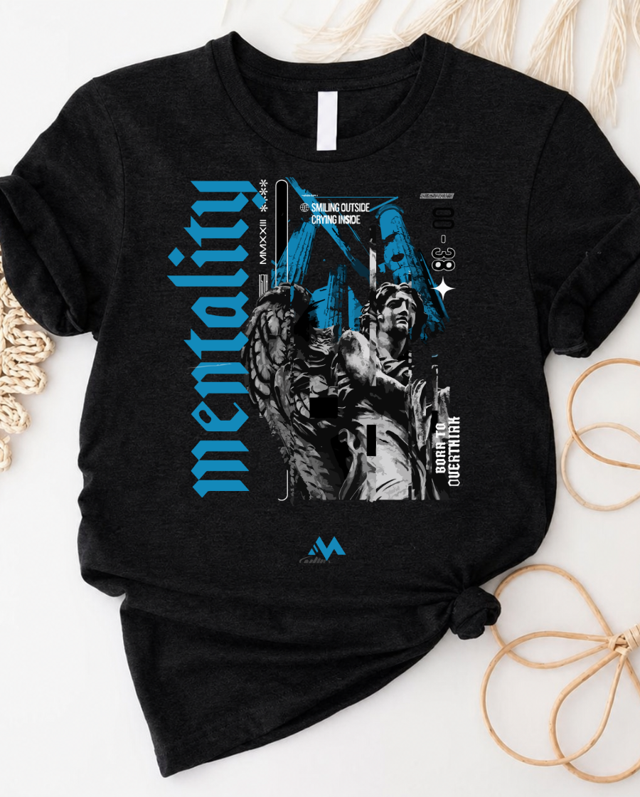 Melancholy Angel Design T-Shirt