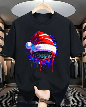 "Chipmas" Funny Potato Chip Christmas Pun T-Shirt