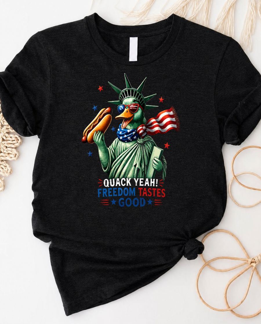 4th of July Duck Lovers Tee — Quake Yam DUck Design