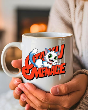 “11oz & 15oz Japanese Cat Meme Mug by Memez Store”