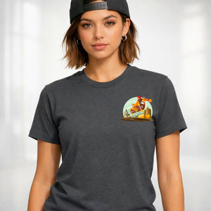Skate Lover Streetwear Tee with Vintage Deck Graphic