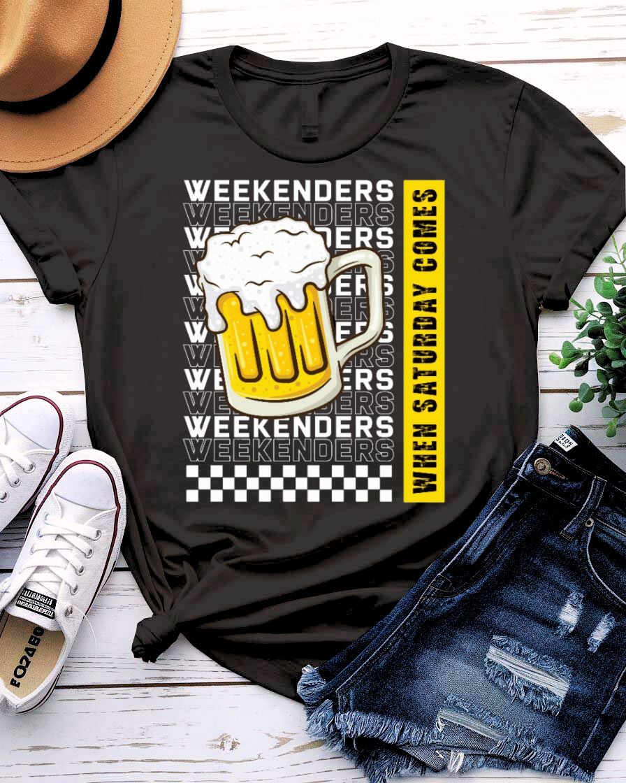 Weekenders Streetwear Tee — Casual Weekend Graphic T-Shirt