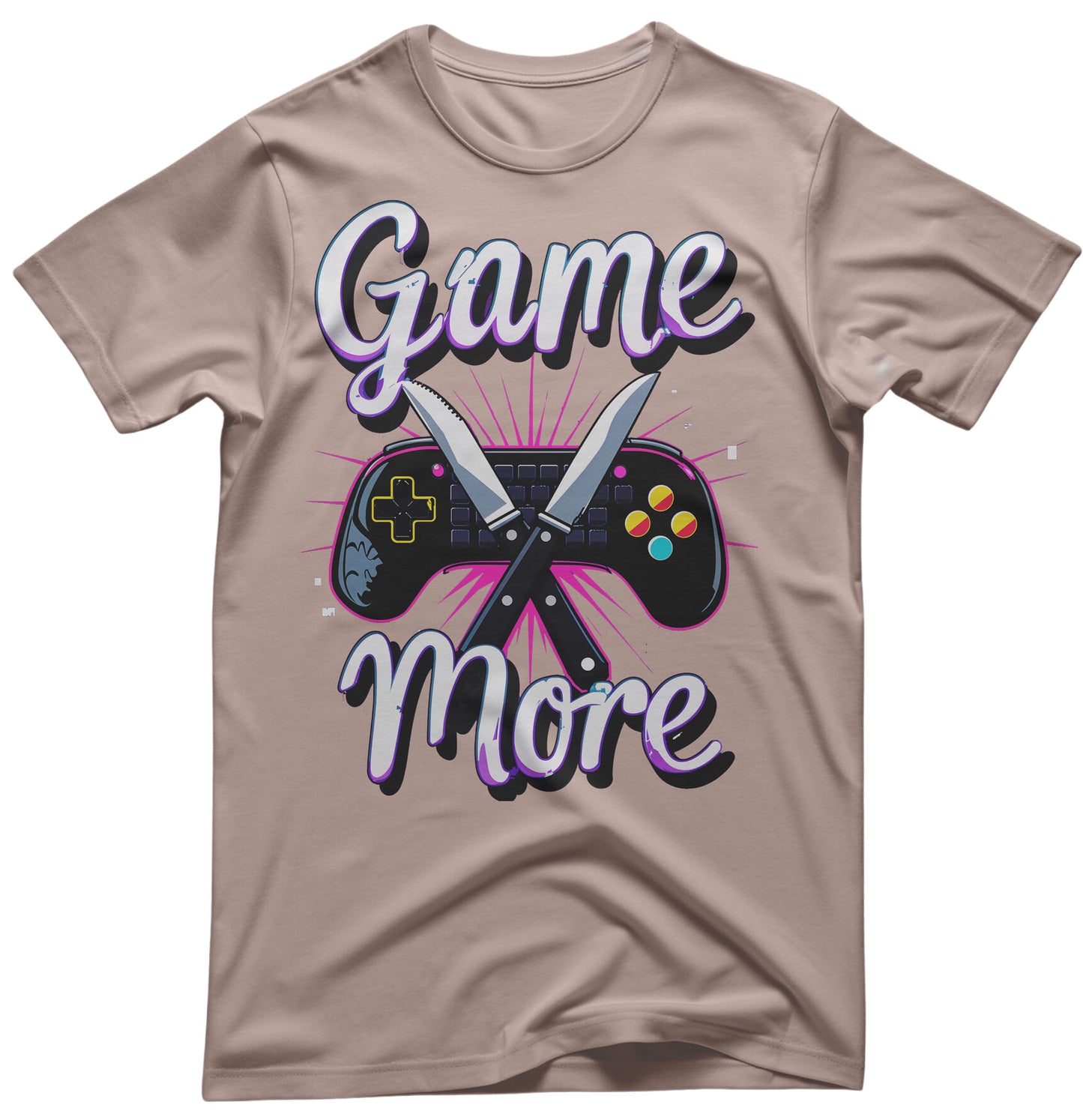 Foodie Gamer Tee - Funny Gaming & Snack Meme Shirt | Memez Store