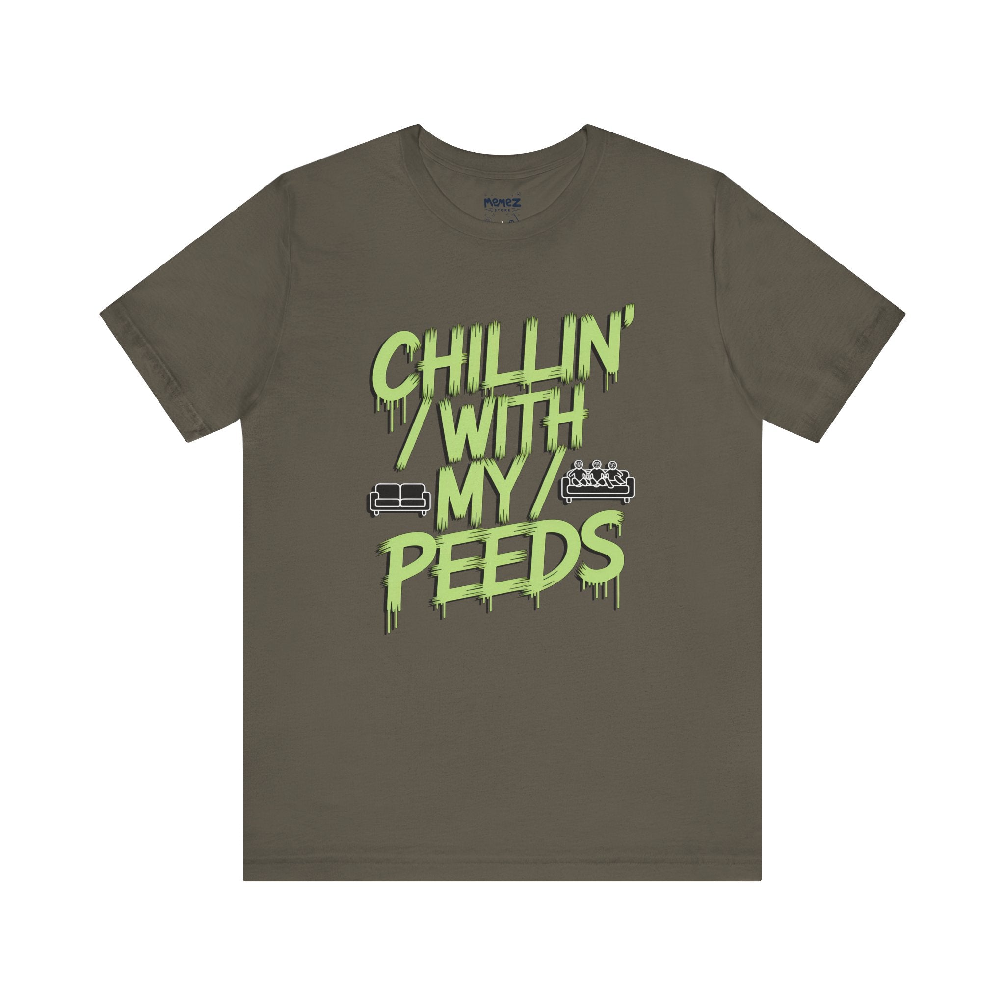T-Shirt Chillin with My Peeds Unisex Jersey Short Sleeve Tee