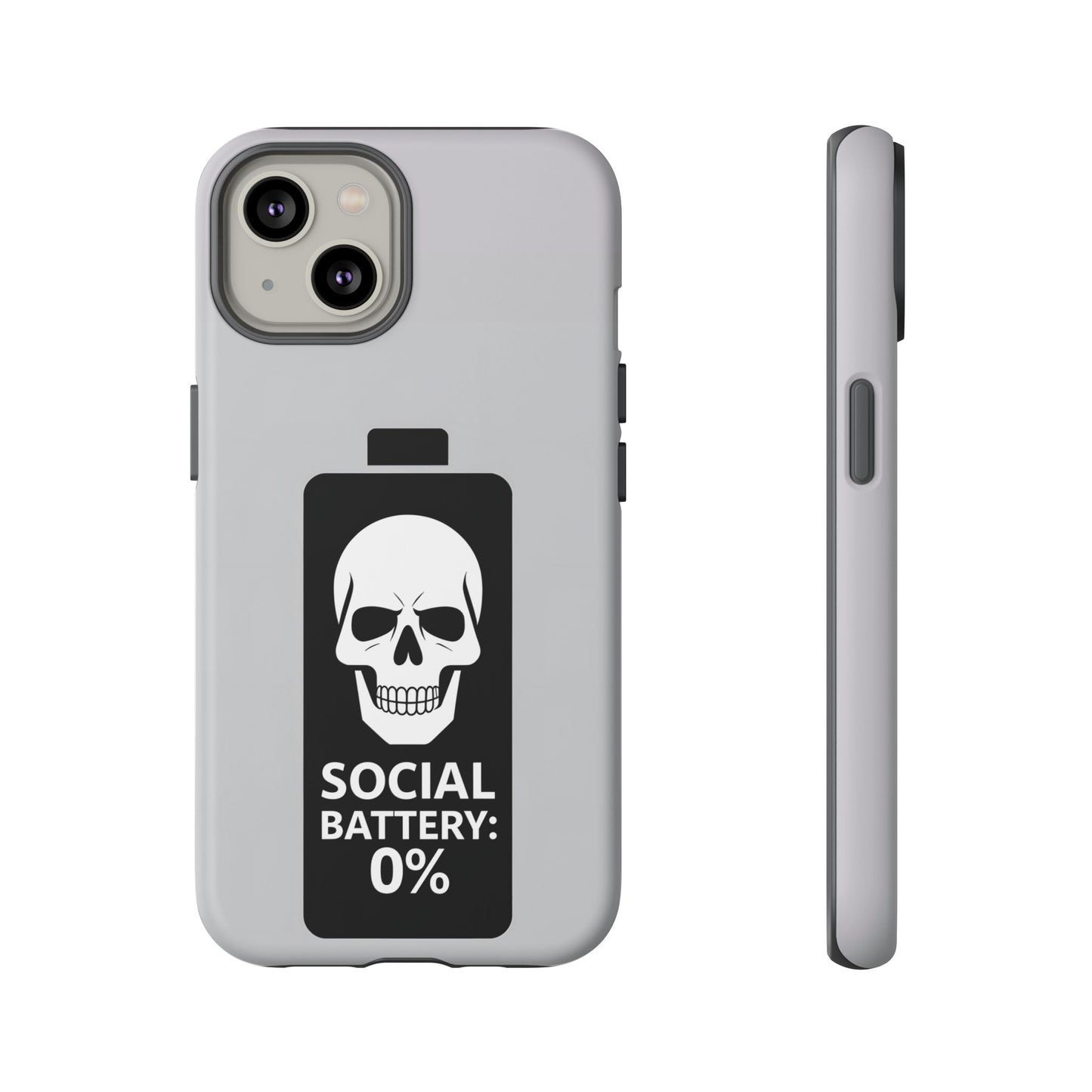 Social Battery Zeero I Phone case by Memez Store