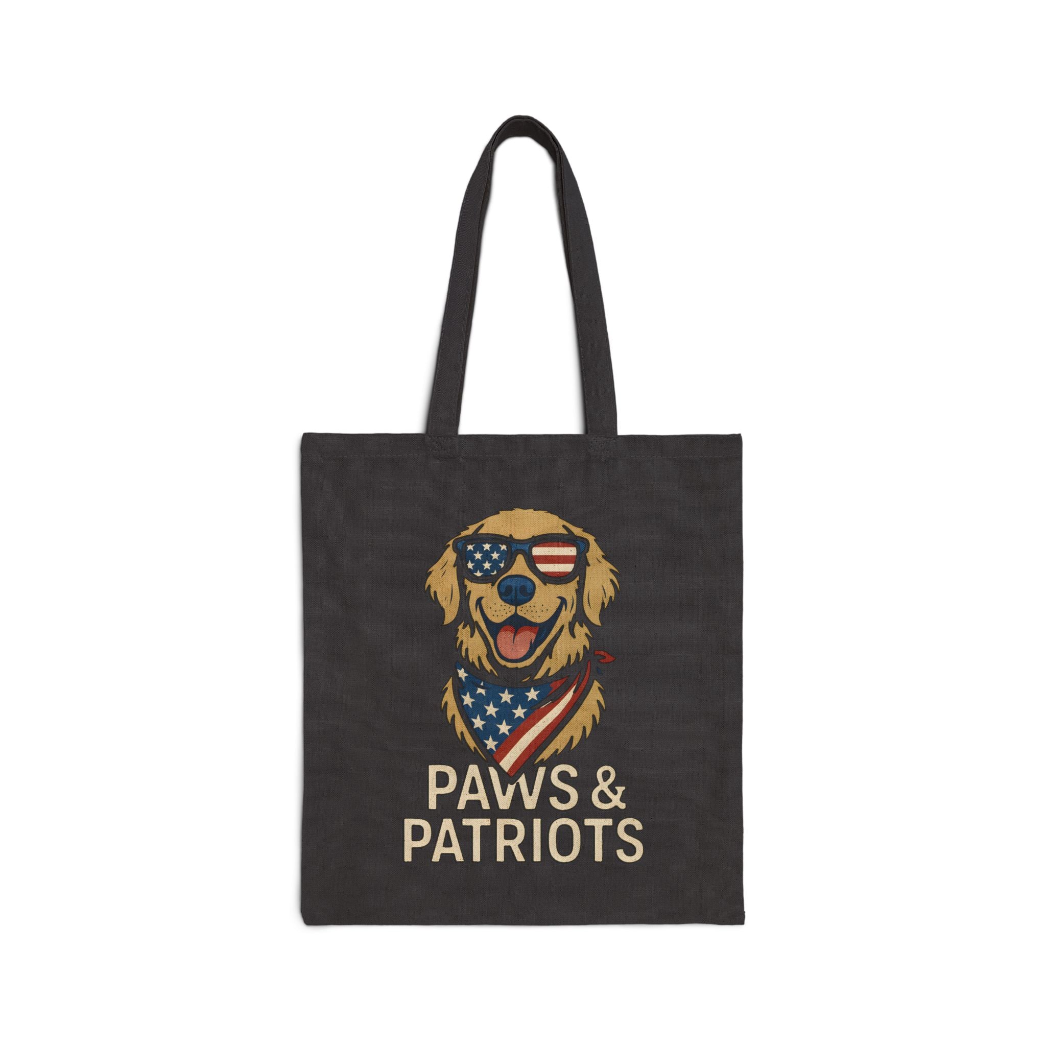 Paws and Patriot Funny Tote Bag By Memez Store