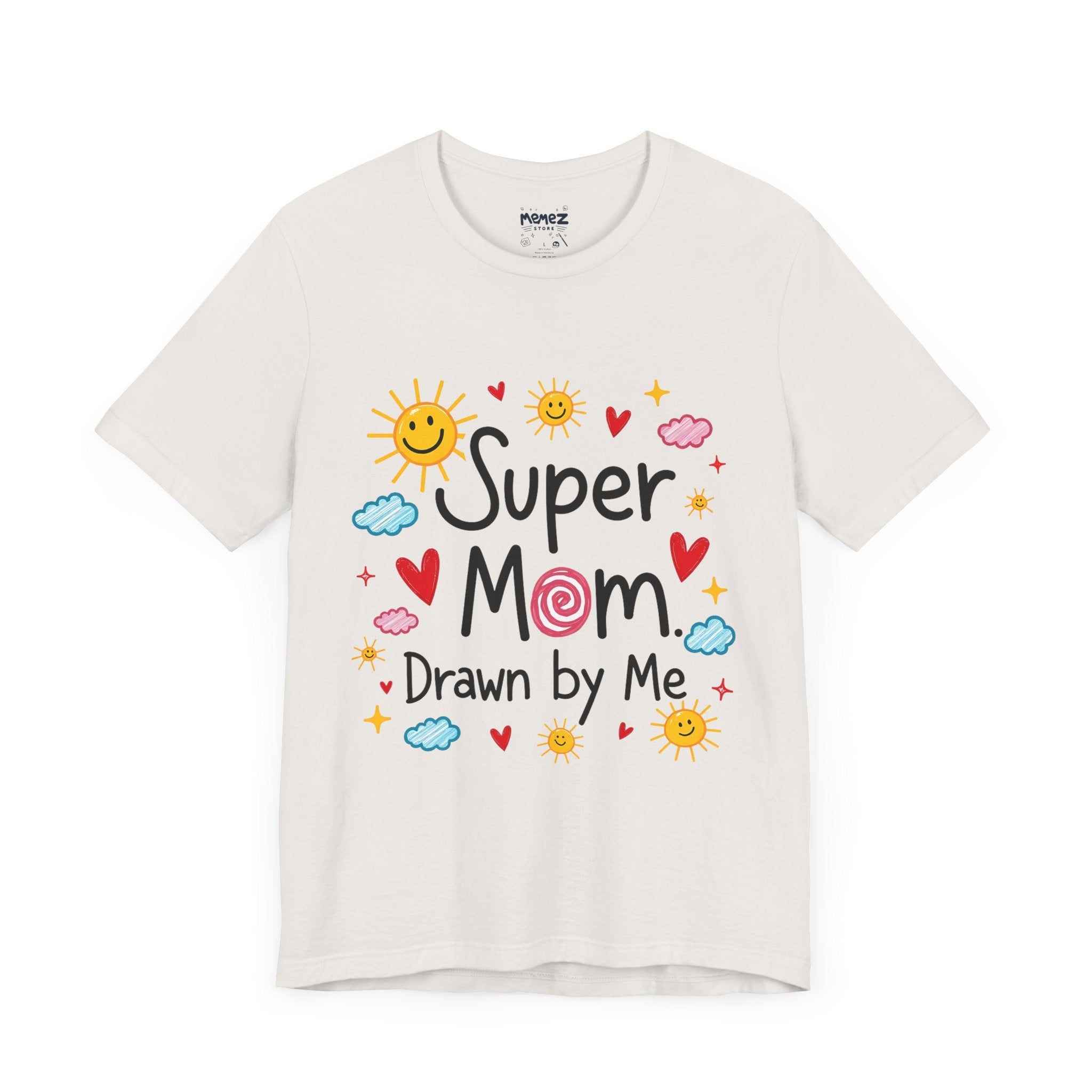 Hand Drawing SUper Mom Tee By Memez store