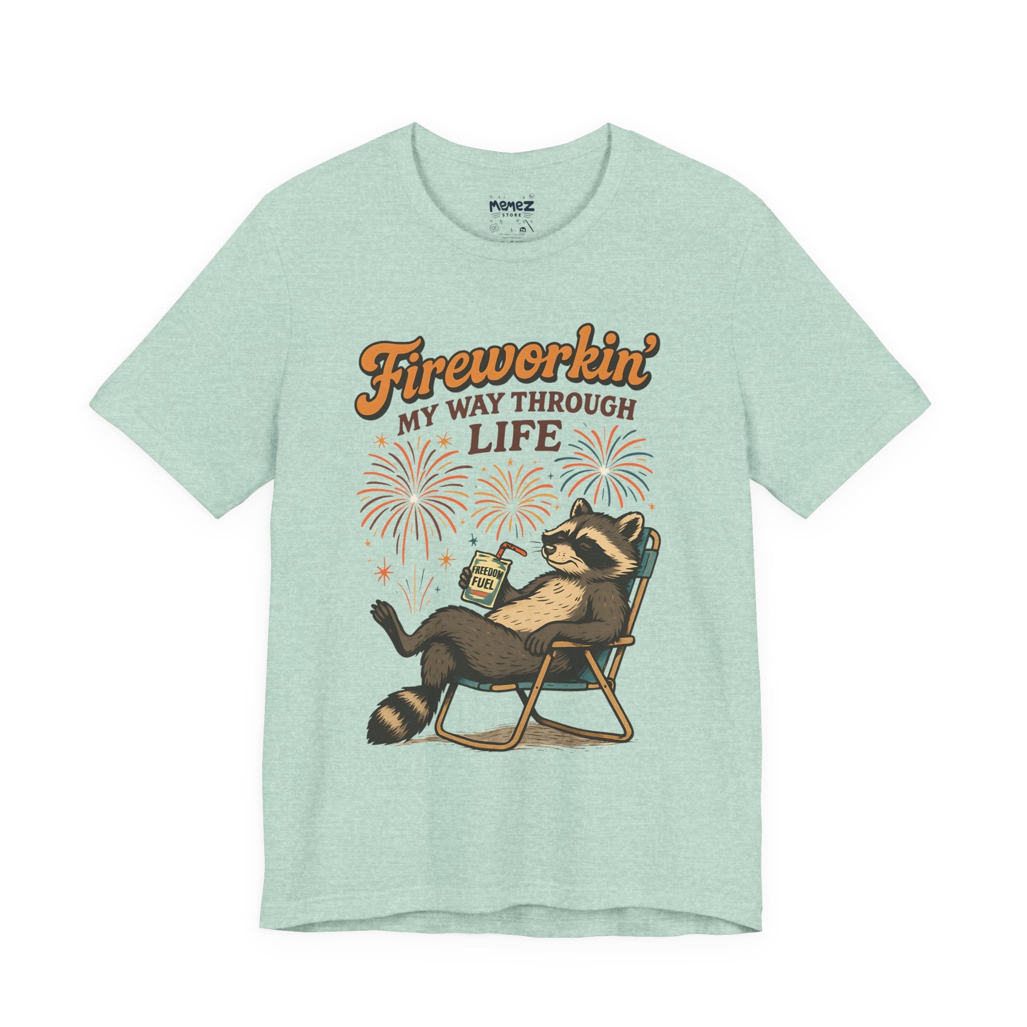 Fireworkin 4th July Tee By Memesz Store