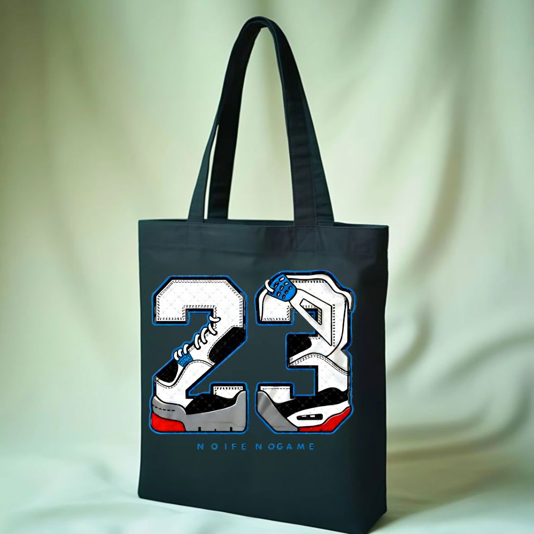 23 Tote Bag with minimalist number design