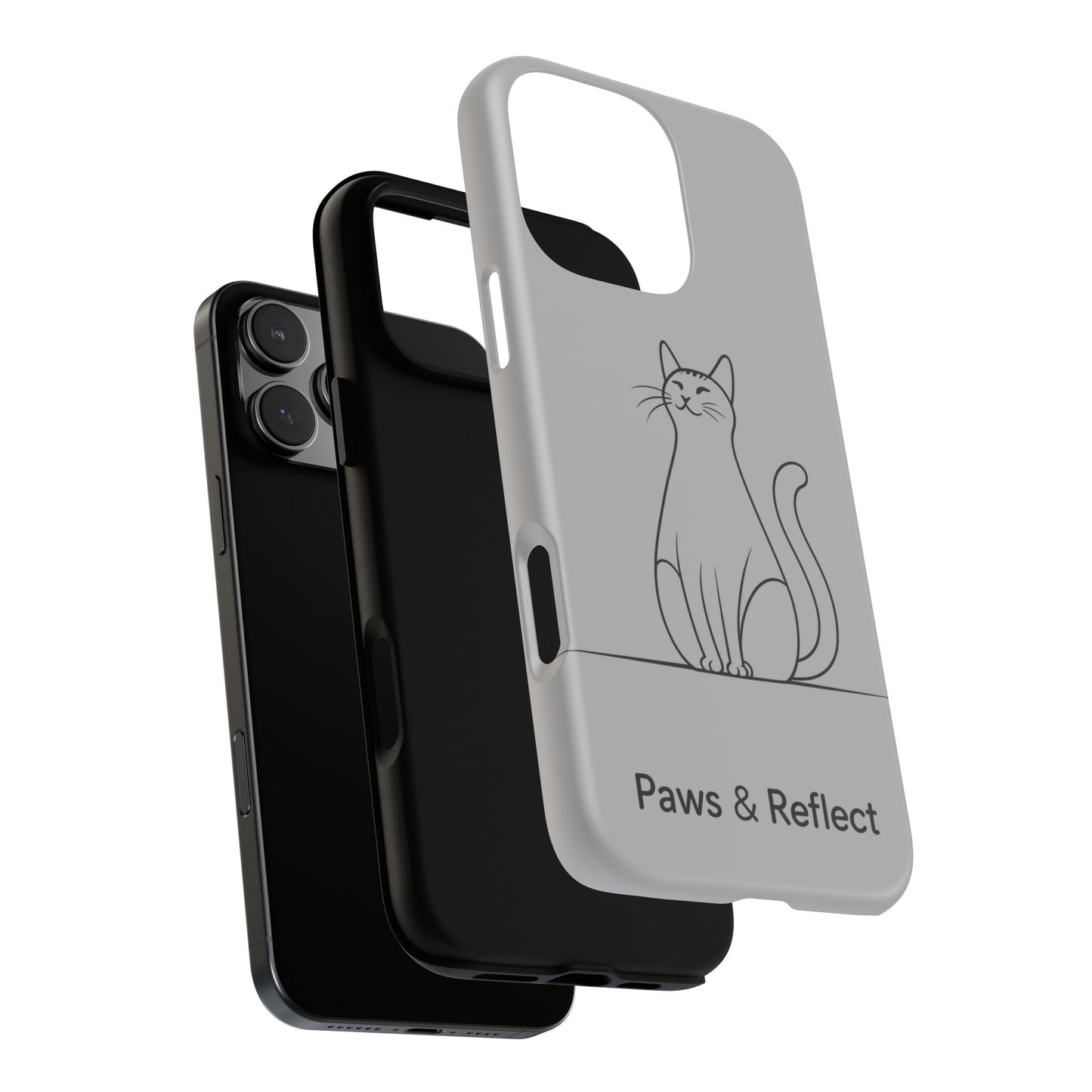 Paw and Reflect Pet Lovers iPhone Case By Memez Store