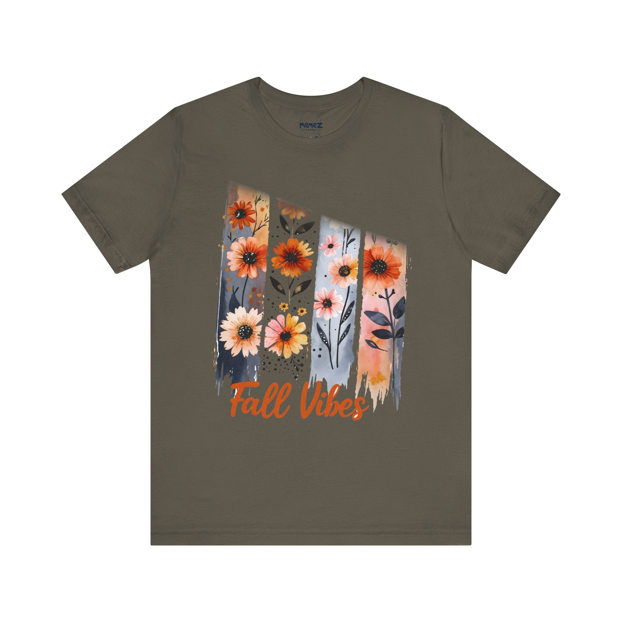 Flora Tee Unisex Jersey Short Sleeve Tee - Fall Vibes Design