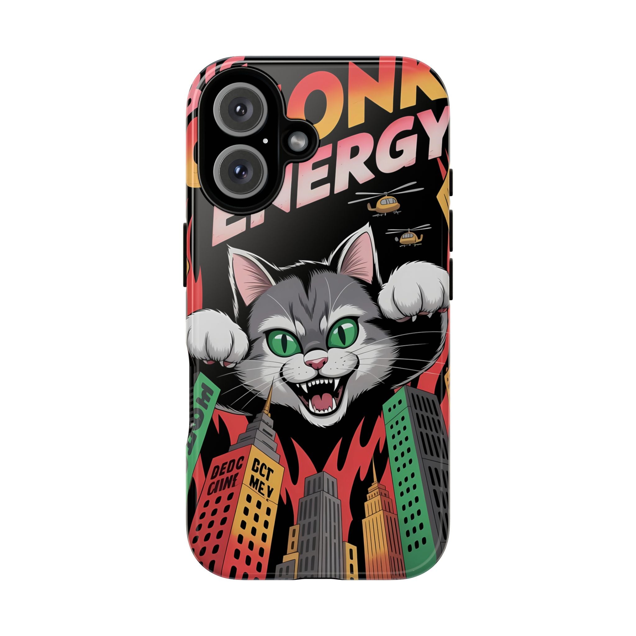 Funny Monster Cat Tough Case