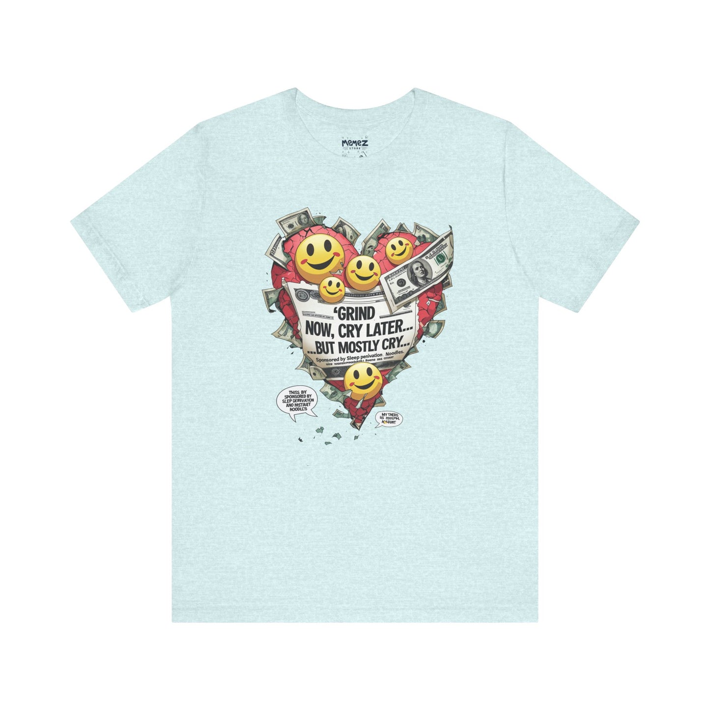 Money Vs Health Funny and Meme T-shirt - Unisex Tee - Memez Store