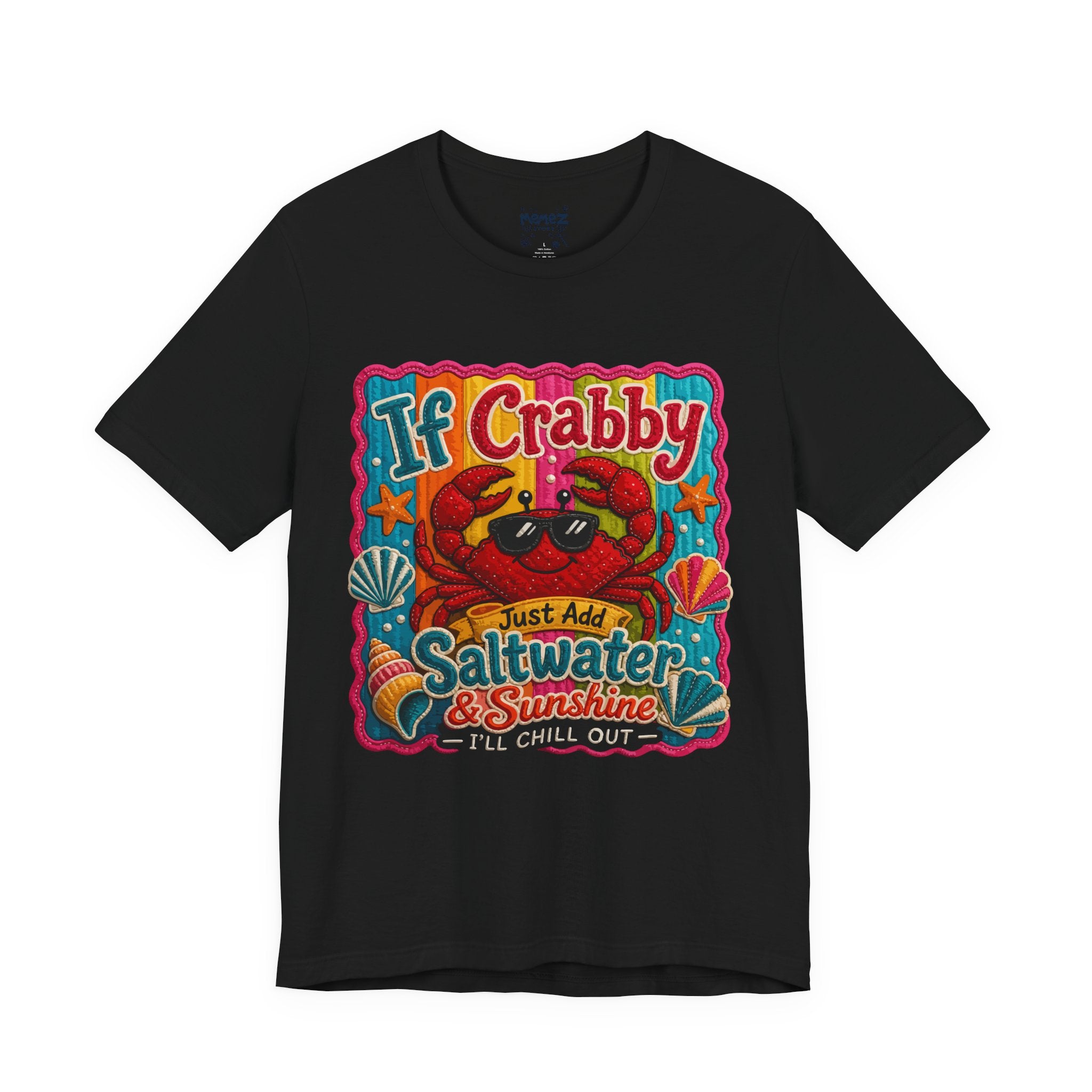 Crabby Sea Animal Tee — Funny "If Crabby" Ocean Graphic T-Shirt