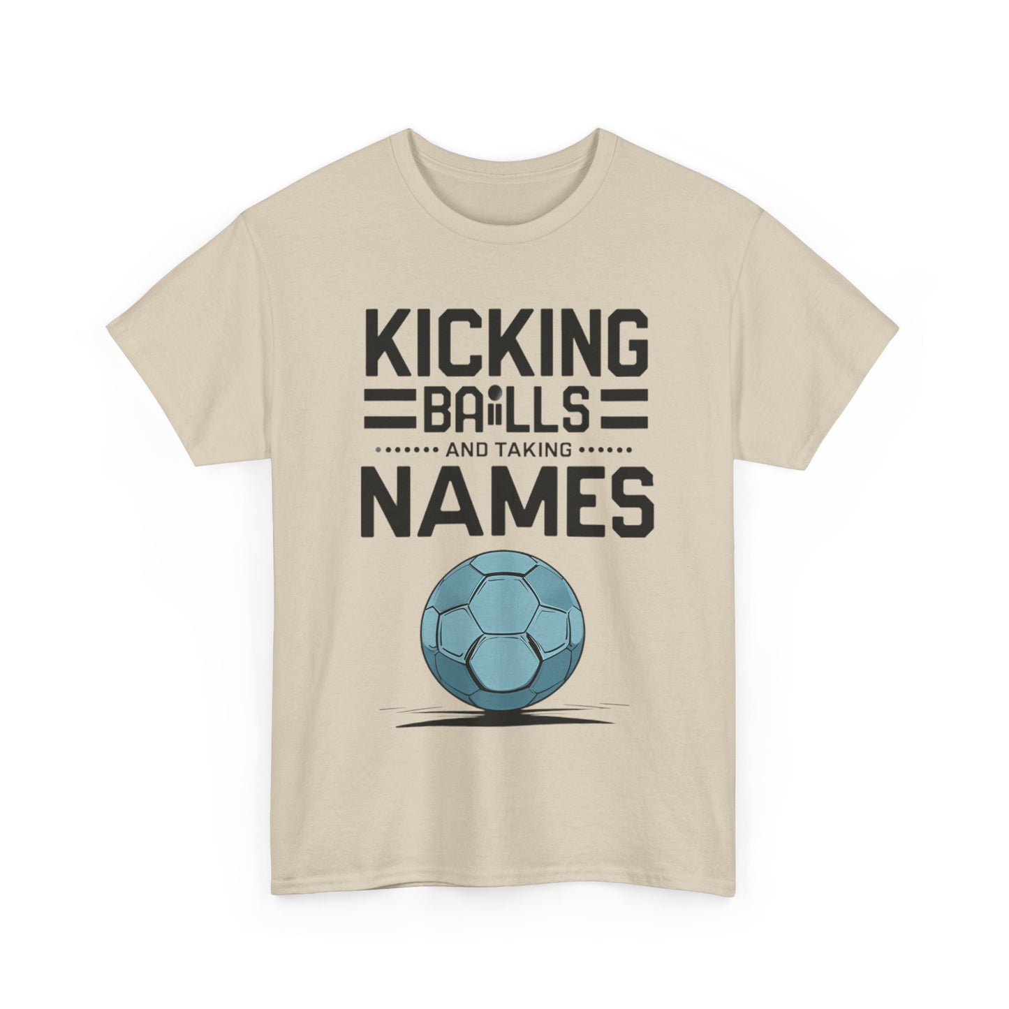 Funny Meme Unisex Tee - & quot; Kicking Balls & quot; by Memez Store