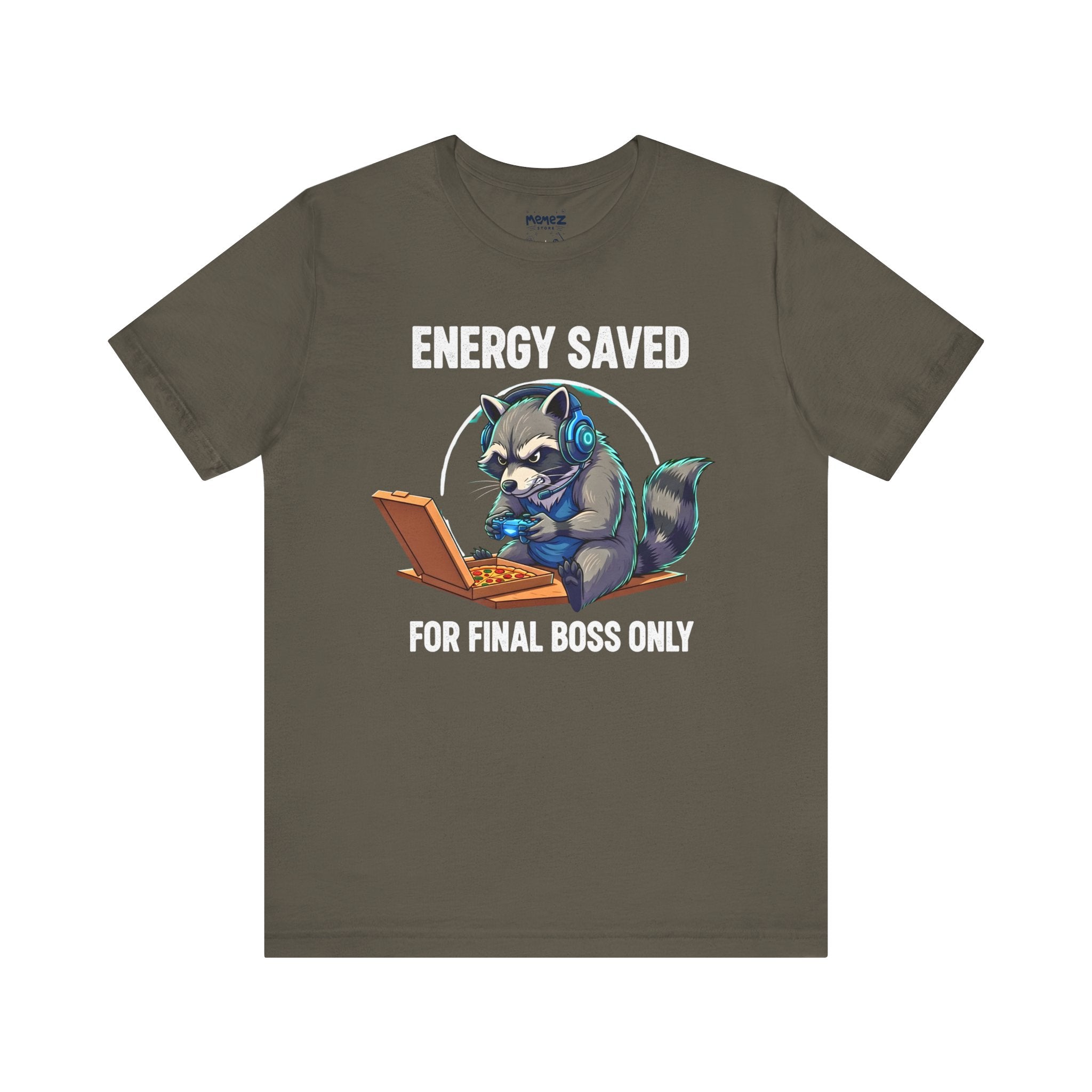 Energy Saved Geek Funny Tee - T-Shirt