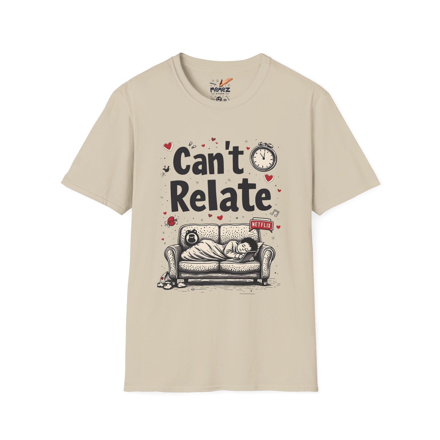 Can't Relate with OTT Unisex T-Shirt - Funny Meme Tee for Meme Lovers