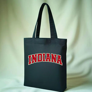 Indiana State Outline Tote Bag