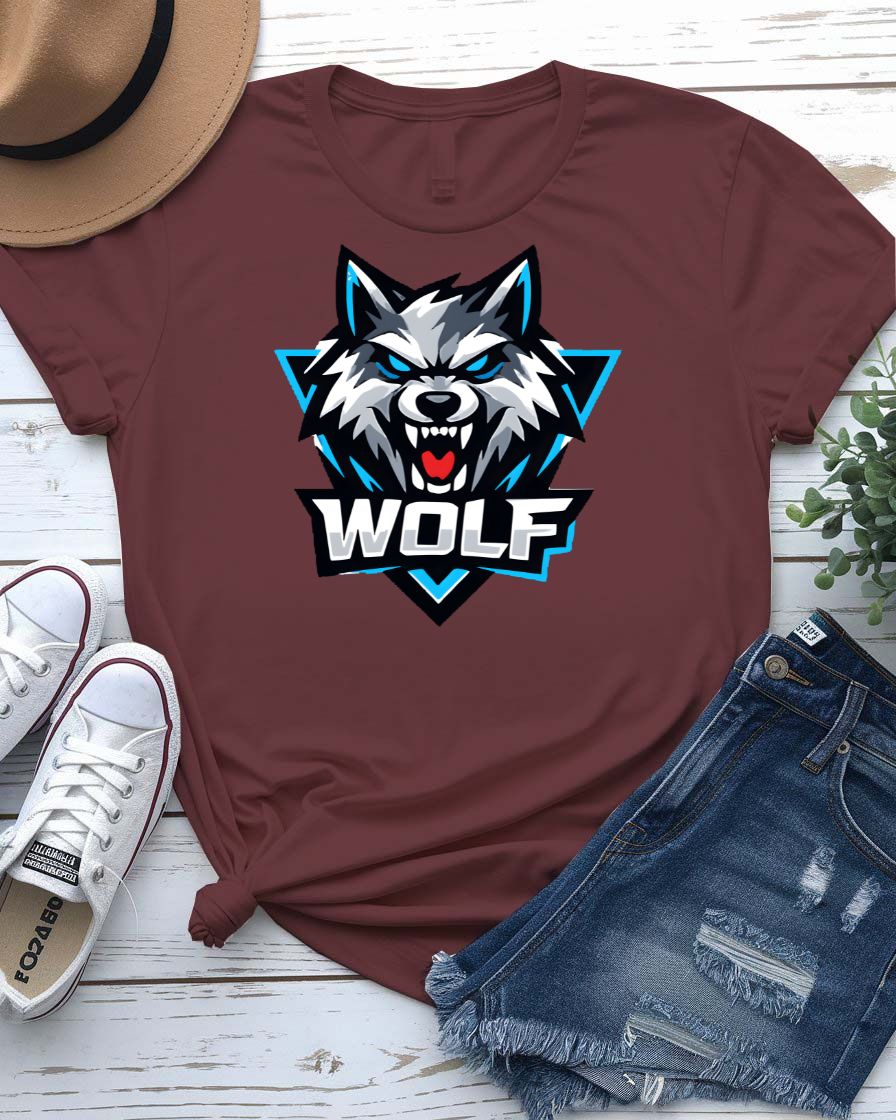 Wolf Graphic Streetwear T-Shirt