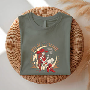 "Out of Bad Spirit Funny Halloween Tee by Memez Store – spooky season unisex shirt"