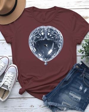 Brain in Bee Graphic Streetwear T-Shirt
