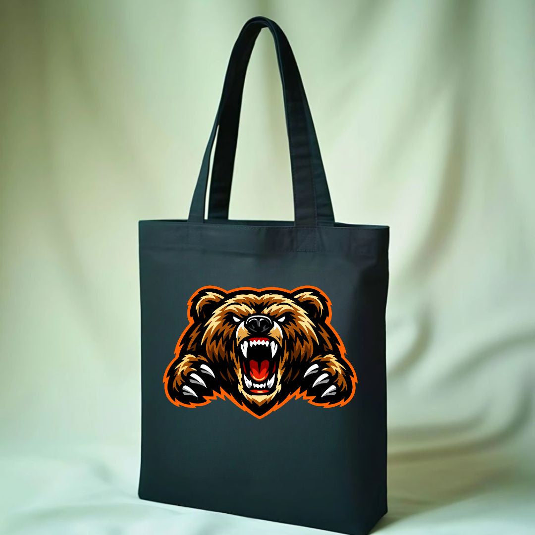 Bear Graphic Tote Bag