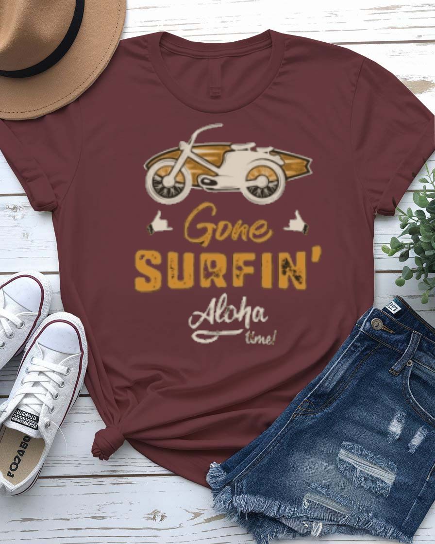 Gone Surfin Streetwear Tee — Surf-Inspired Graphic T-Shirt