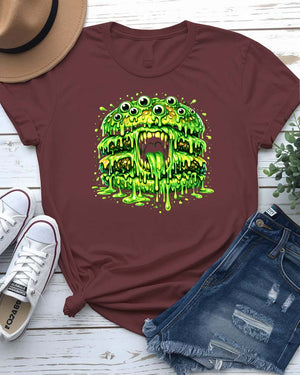 Alien Burger Graphic Streetwear T-Shirt