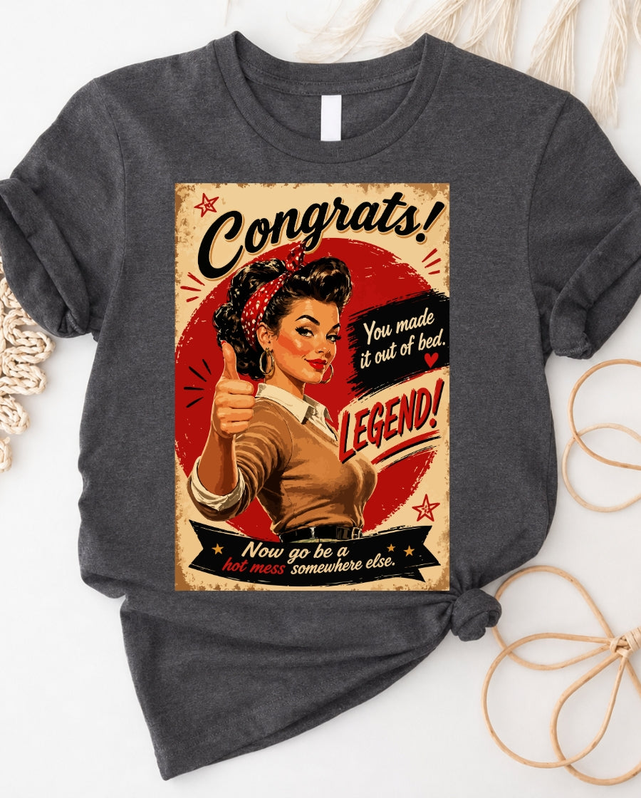 Congrats T-Shirt — Celebration Tee for Graduations & Achievements