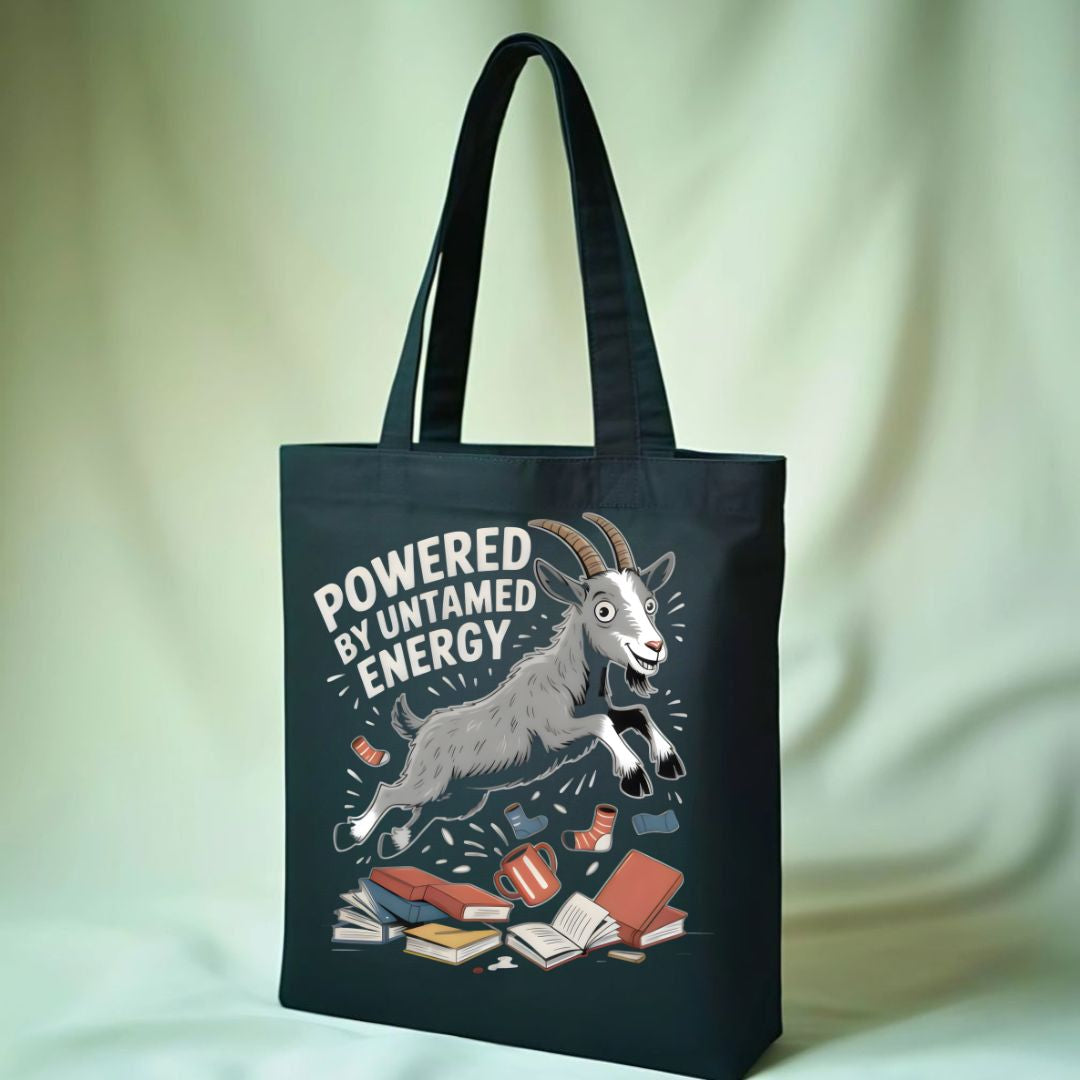 "You're the GOAT!" Funny Goat Pun Tote Bag