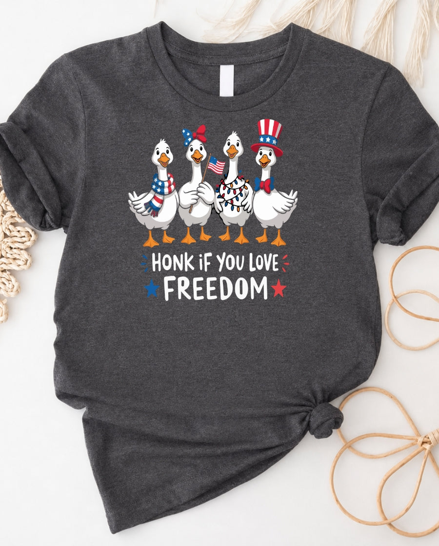Honk If You Have Freedom 4 July Tee