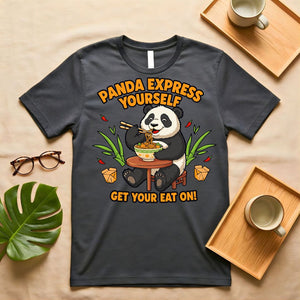 Hop Into Ramen Cute Bunny Graphic T-Shirt