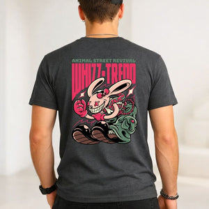 Whiz Trend Premium Oversized Streetwear Tee - Model Front