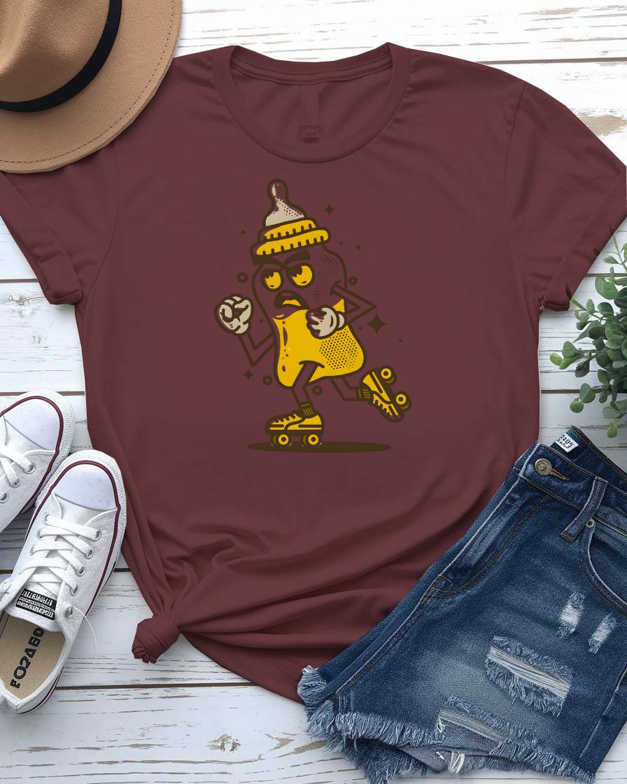 Funny Skate Runner T-Shirt