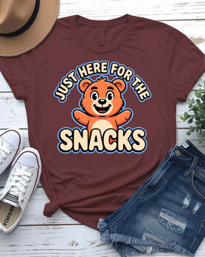 Just Here for The Snacks Graphic T-Shirt
