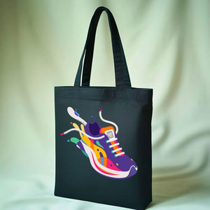 Color Joggers Bacon Me Crazy Tote Bag - Vibrant Stripe Graphic Tote