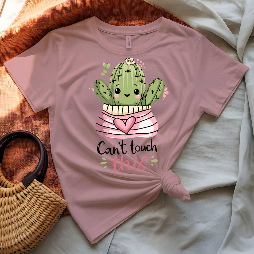 Can't Touch This Graphic T-Shirt with bold 90s rap text