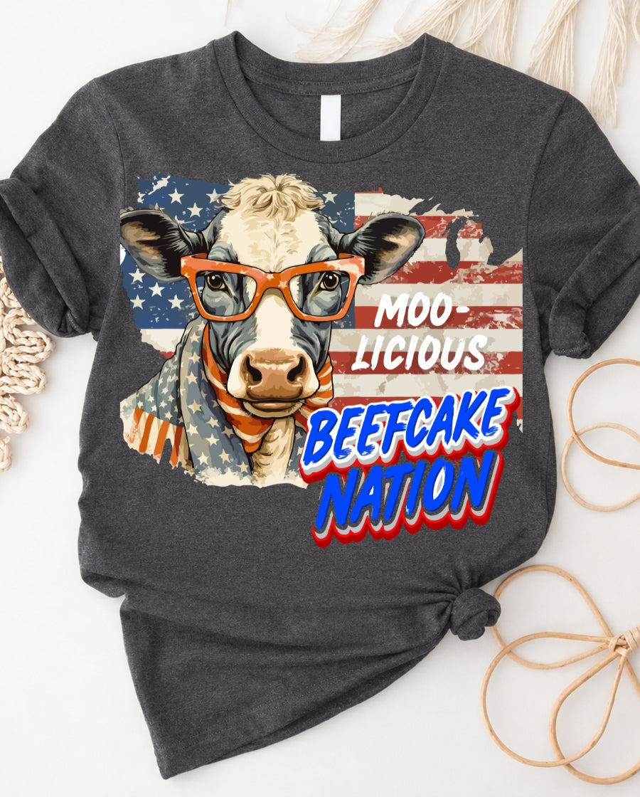 Beef Cake T-Shirt — "Beef Cake" Fun Graphic Tee