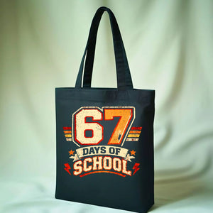67 Days of School Celebration Tote Bag