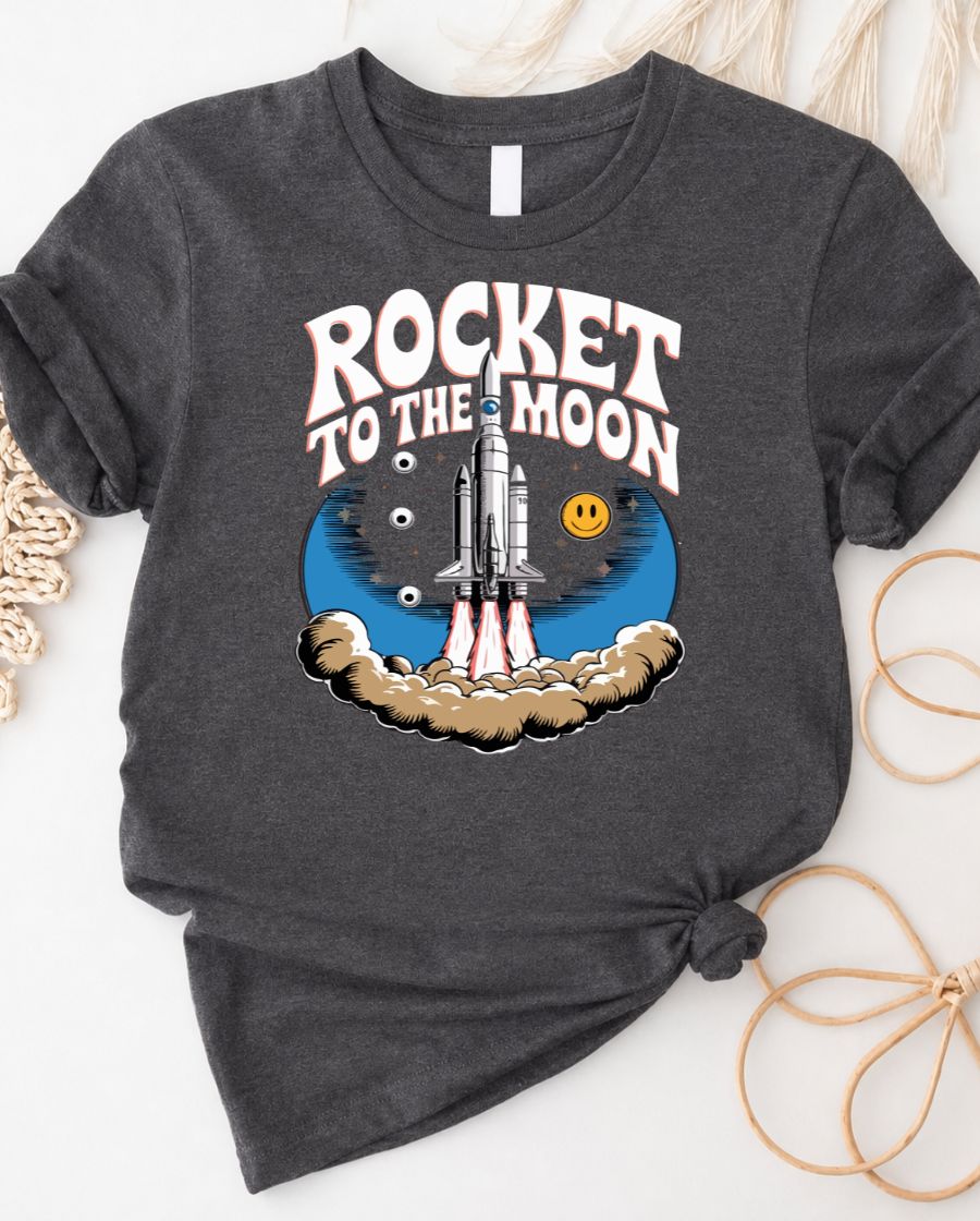 Rocket To The Moon Space Lover's Tee