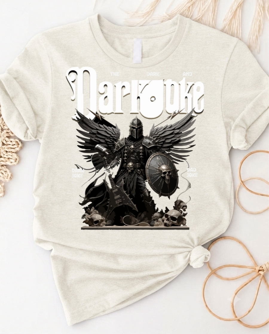 The Dark and Mysterious Warrior Graphic T-Shirt