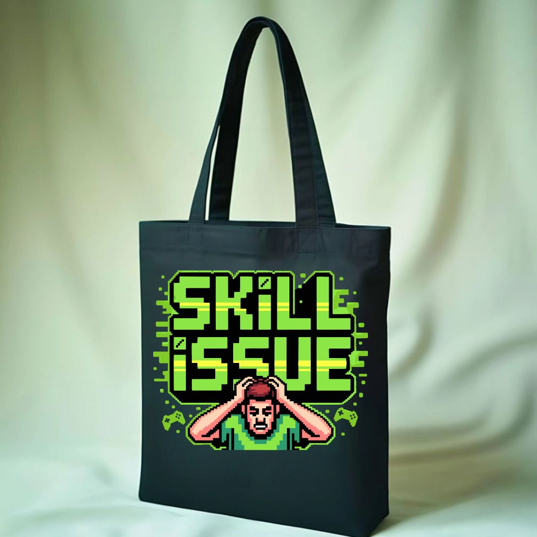 Skill Issue Graphic Tote Bag