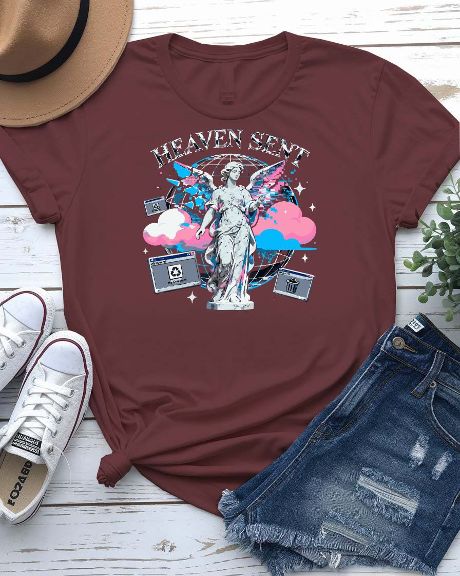 Heaven Sent Streetwear Tee — Urban Faith Graphic T‑Shirt