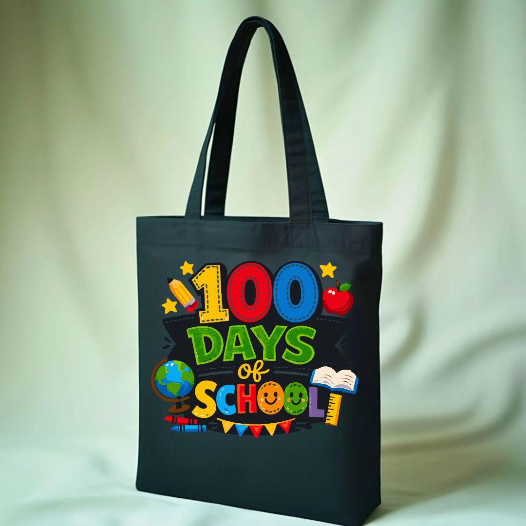 100 Days of School Funny Meme Tote Bag