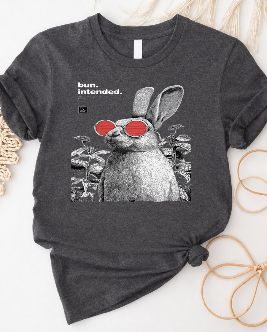 Bun Intended Funny Rabbit Tee