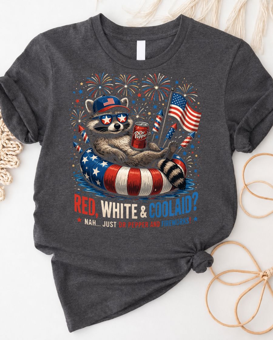 Red & White and Coolaid 4 July Tee